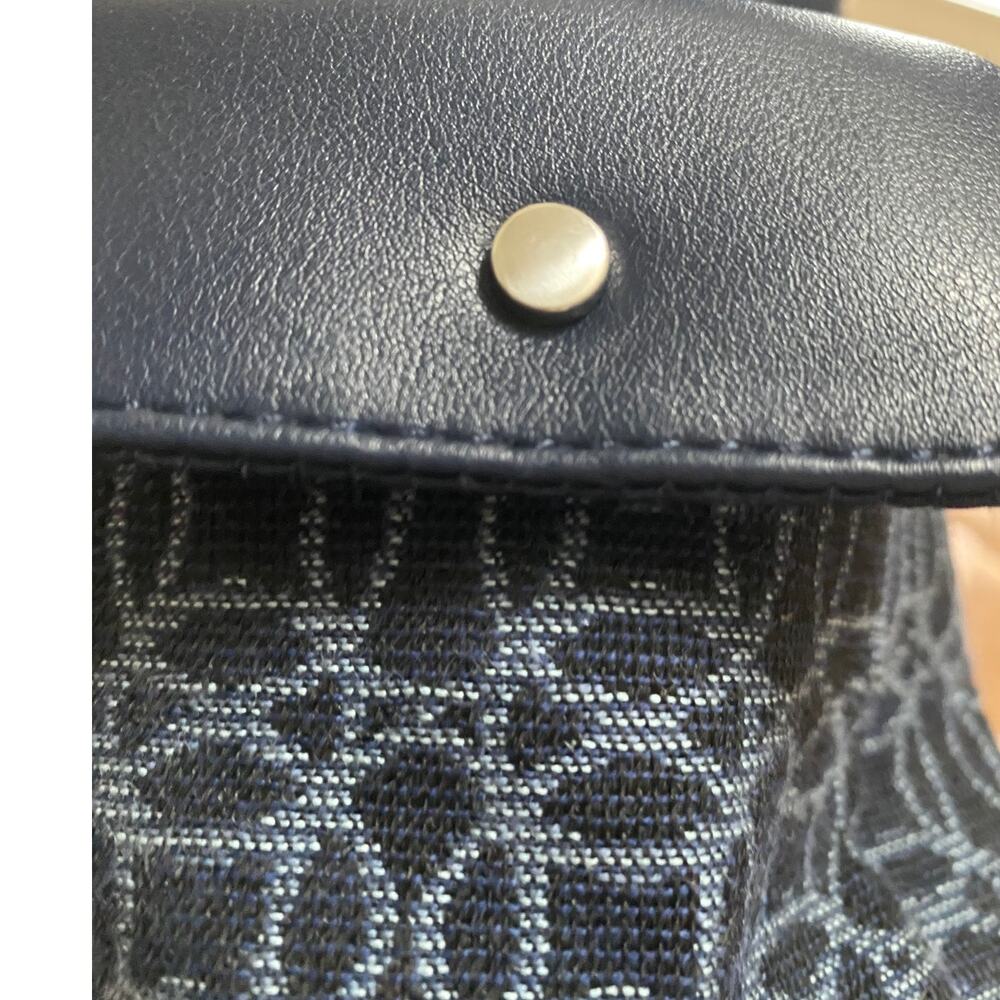 Navy Shoulder Bag Geometric Pattern Medium Crossb… - image 5